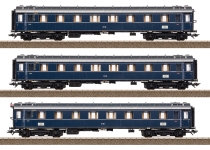 Trix 23628 - H0 - Schnellzugwagen-Set 06, DB, Ep. III